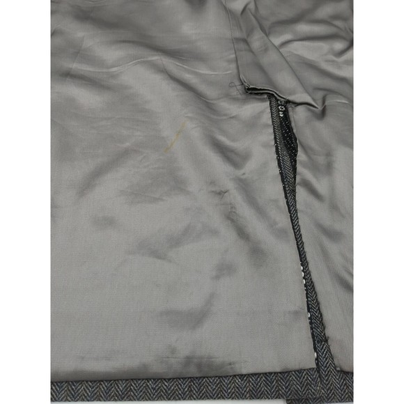 Sam's Tailor Bespoke Suit Jacket Blazer Herringbone Wool Tweed Men's Size 42 - Picture 11 of 16